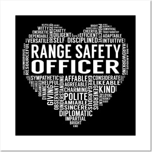 Range Safety Officer Heart Posters and Art